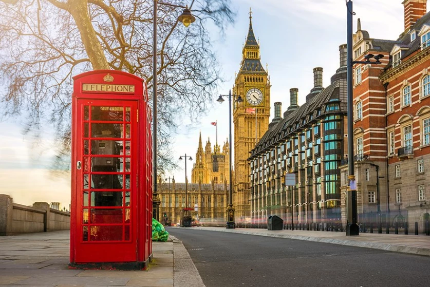 Cabine téléphonique à Londres